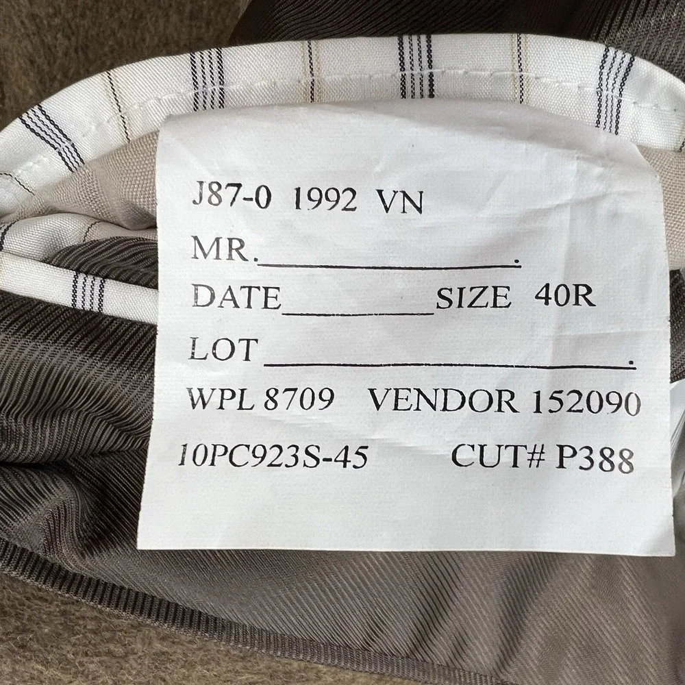 Stafford‎ Camel Hair Blazer Jacket Sport Coat Mens 40R Classic Fit Brown